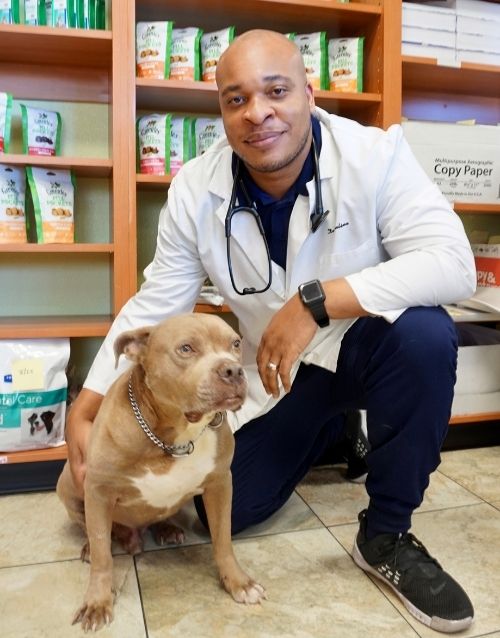 Dr. Davon Carolina, Practice Manager and Veterinarian